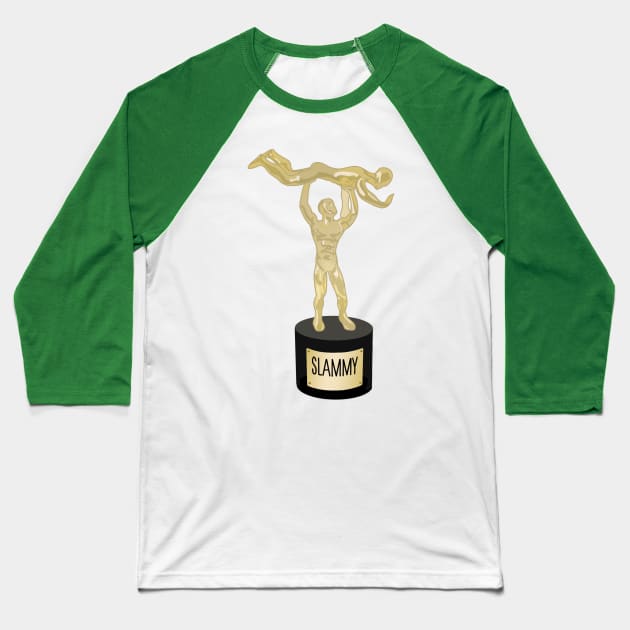 Slammy Award Baseball T-Shirt by TeamEmmalee